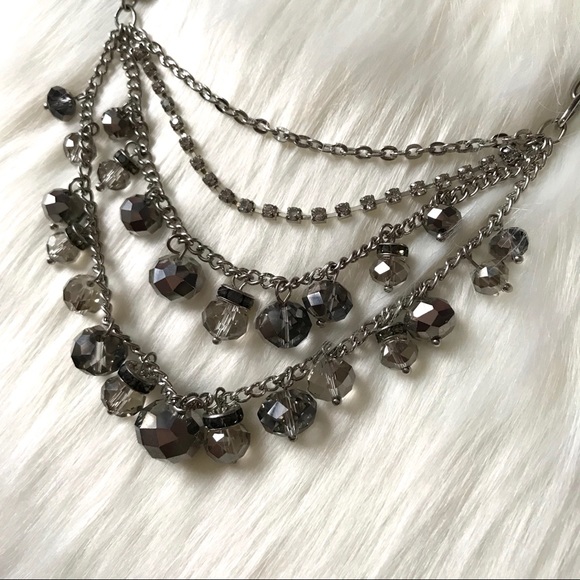 Silver Statement Necklace - Express - Picture 3 of 4